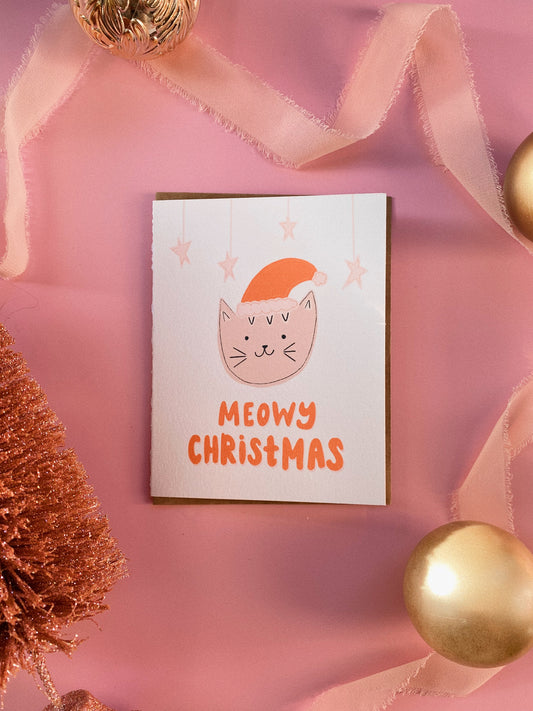 Meowy Christmas, Christmas Card