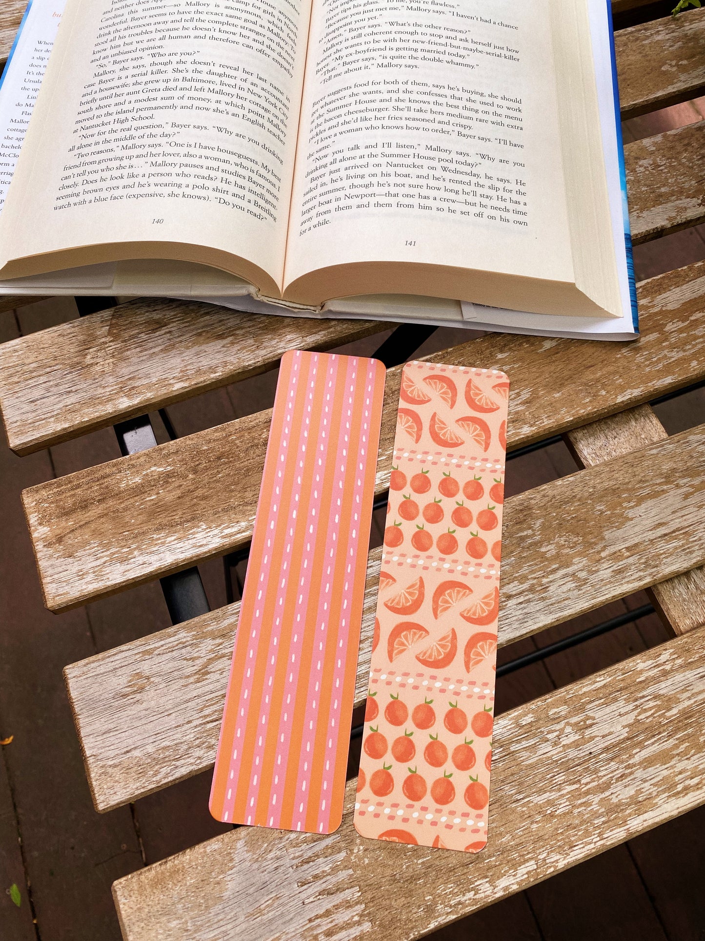 Fruity Striped Bookmark