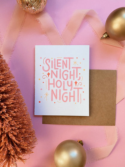 Silent Night, Holy Night Christmas Card