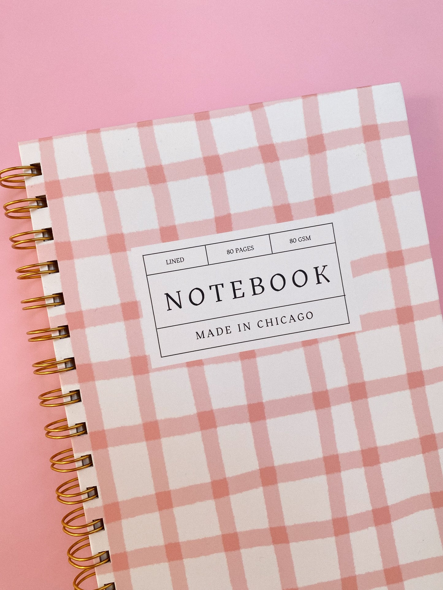 Gingham Gal Notebook