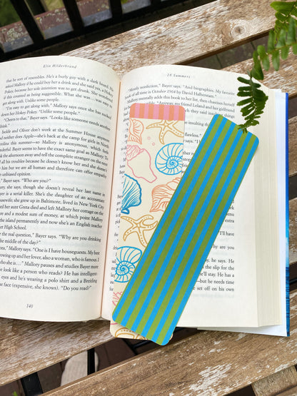 Seashell Stripe Bookmark