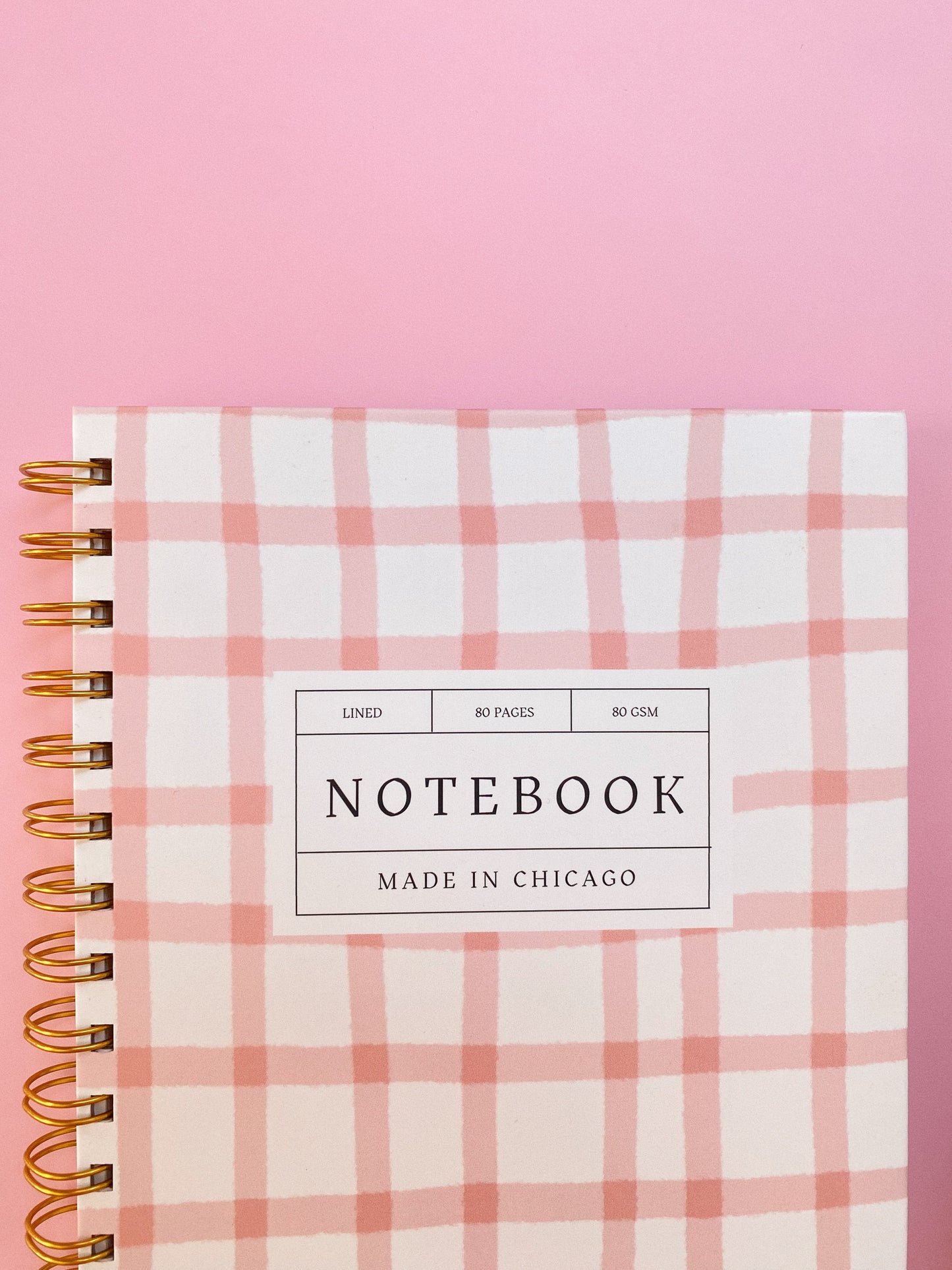 Gingham Gal Notebook