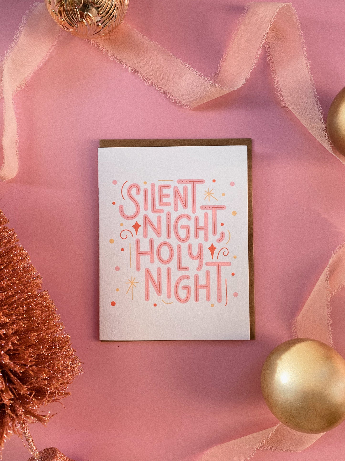 Silent Night, Holy Night Christmas Card