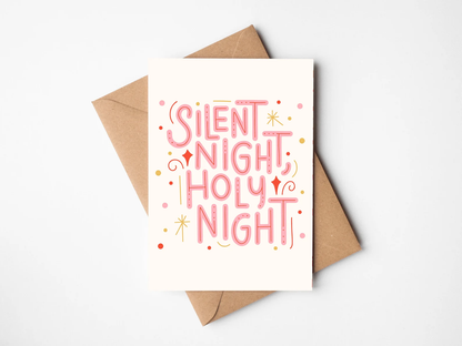 Silent Night, Holy Night Christmas Card